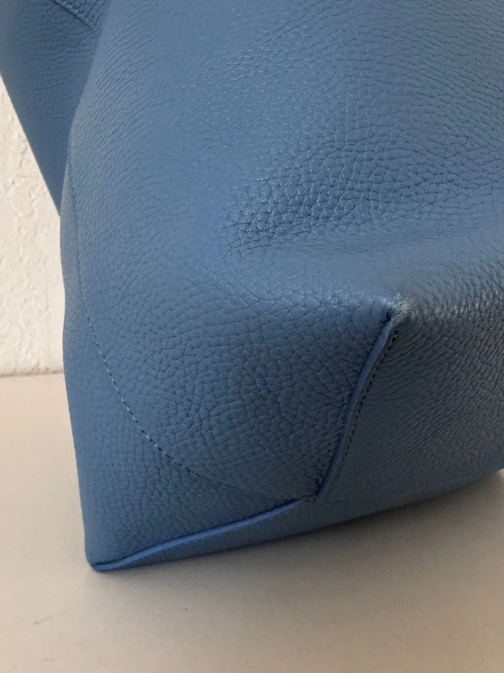 Mansur Gavriel Every Day Cabas Blue Leather Shoulder Hobo